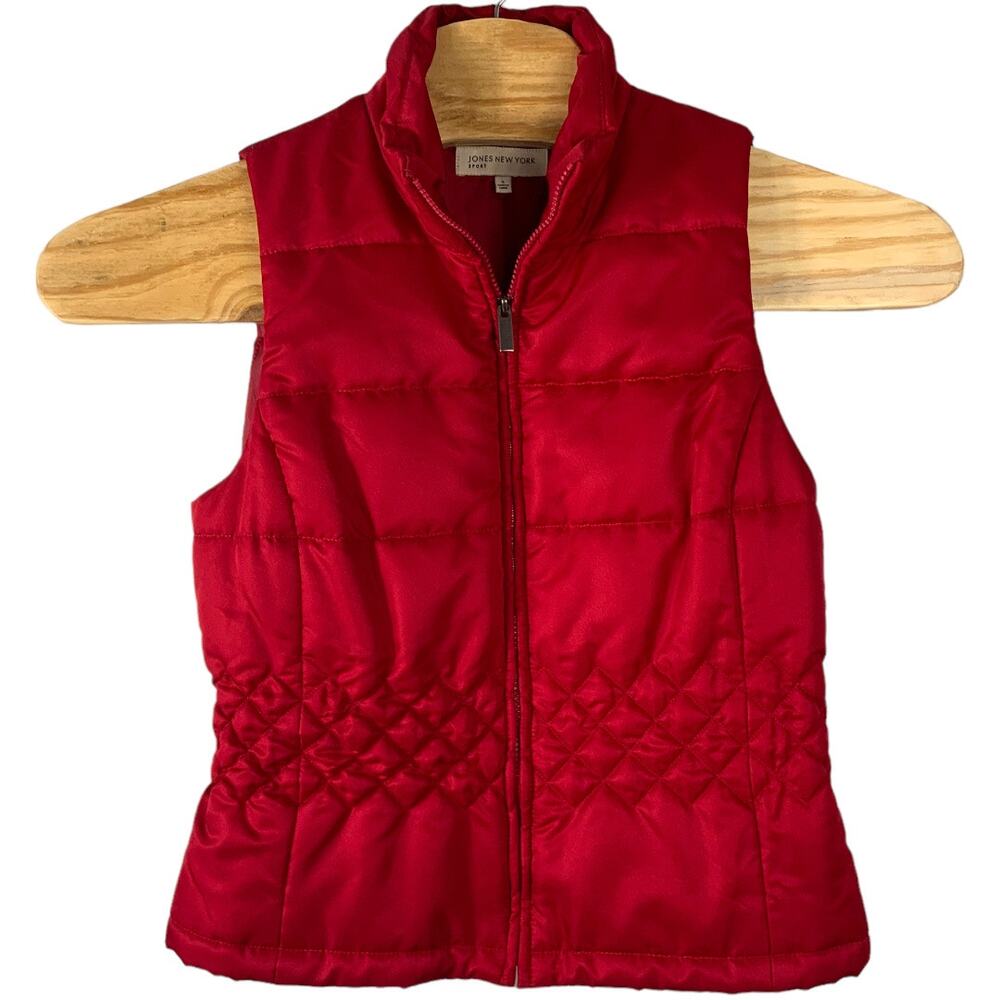 Red Jones New York Sport Vest - Size Small